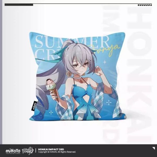 Bronya Zaychik Swimsuit Ver. SUMMER CRUISE 2023 Cushion (45x45cm) - Honkai Impact 3rd