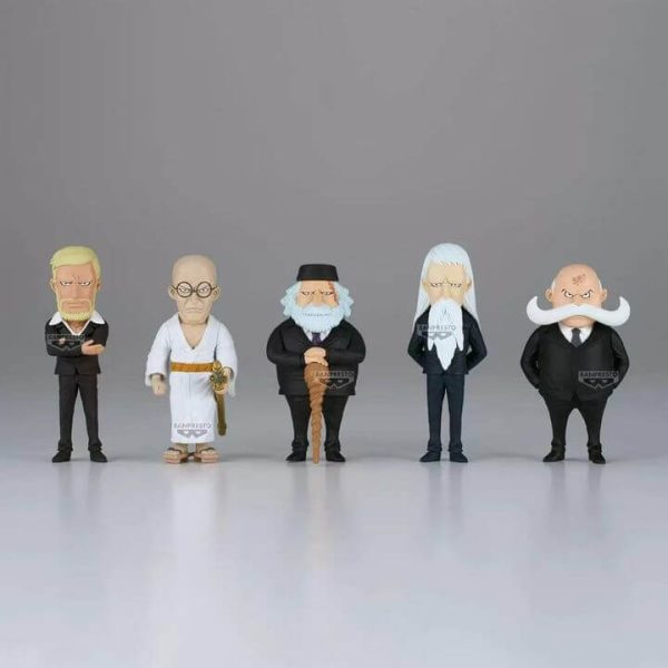 [Set of 12] One Piece WCF World Collectable Figure Five Elders Shepherd Ju Peter, Ethanbaron V. Nusjuro, Jaygarcia Saturn, Marcus Mars, Topman Warcury