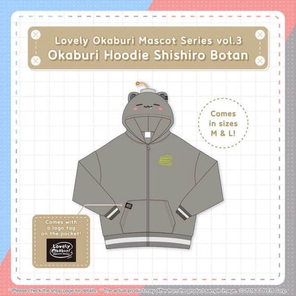 hololive Japan Shishiro Botan Lovely Okaburi Mascot Series vol.3 - Hoodie (Size M/L)